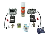 2X Brake Caliper 4-PISTON Va Pads Hoses Cleaner For Mercedes R107 From 09/85. Fixed Price $232.10.