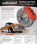 Wilwood Front Disc Brake KIT,1964-70 CHEVY,C10,GMC,11.86" Rotors,red,with Lines'. Fixed Price $1148.65.