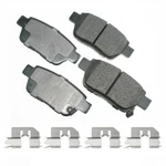 Disc Brake Set-proact Ultra Premium Ceramic Akebono ACT1103. Fixed Price $58.54.