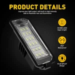 Led License Plate Light Lamp For 1998-2010 Porsche Boxster 911 Replacement Kit. Fixed Price $15.99.