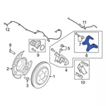 Genuine Ford Caliper Support ML3Z-2B511-F. Fixed Price $113.34.