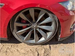 Tesla Model Front Brake Caliper 60 Electric Motor 283KW (385 Hp) 5YJS 2014 Red. Fixed Price $238.31.