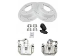 Trq 55GS43P Rear Brake Pad Rotor And Caliper Set Fits 2014-2016 Kia Forte Koup. Fixed Price $201.70.