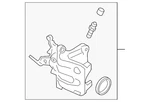 Genuine Audi Caliper 3Q0-615-424-E-SL7. Fixed Price $299.24.