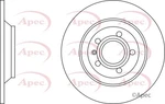 2X Apec Red Rear Brake Discs 302MM Fits Audi A6 Allroad 4F0615601G. Fixed Price $133.04.