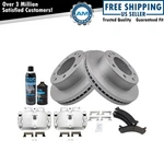 Front Brake Pad & Rotor Kit Semi-metallic For Cadillac Chevrolet Gmc Hummer. Fixed Price $429.85.