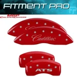 Mgp 35007SATSRD Brake Caliper Covers Set For 2013-18 Cadillac Red W/silver. Fixed Price $299.99.
