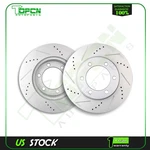 Fits 01 02 03 04 05 06 Tundra Sequoia Front Drilled Slotted Brake Discs Rotors. Fixed Price $93.92.