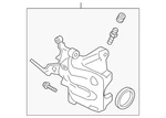 Genuine Volkswagen Caliper 5Q0-615-423-E-SL7. Fixed Price $184.80.