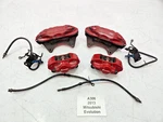 08-15 Oem Mitsubishi Evolution Front Rear Brake Calipers Red Set. Fixed Price $648.00.
