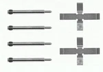 Disc Brake Pad Accessory Kit Rear Teves System Fits Volvo Textar 82026300. Fixed Price $21.80.