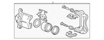 Genuine Honda Disc Brake Caliper 45018-T2F-000. Fixed Price $357.86.