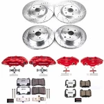 Powerstop Z26 Street Performance Ceramic Brake Pad, Drilled Slotted Rotor, And. Fixed Price $1420.83.