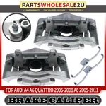 2X Front Left & Right Brake Calipers For Audi A4 A6 Quattro 2005-2008 W/ Bracket. Fixed Price $191.28.