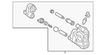 Genuine Mercedes-benz Disc Brake Caliper 907-423-48-01. Fixed Price $420.00.