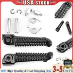 Front Peg Footrest For Yamaha Yzf R1 1998-2014 1999-14 R6S 03-08 Blk F7. Fixed Price $16.73.