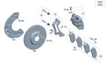 Genuine Mercedes-benz Fixed Caliper 223-421-63-00. Fixed Price $558.98.