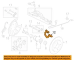 Ford Oem 14-19 Fiesta Rear Suspension Brake Components-caliper Mount 98AZ2B511A. Fixed Price $97.50.