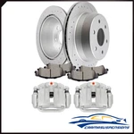 For Gmc Chevrolet Silverado 1500 Rear Brake Caliper Ceramic Pad Drill Slot Rotor. Fixed Price $193.32.