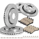 8PCS Front + Rear Disc Brake Rotors & Pads 2012-2020 Ford F150 F-150. Fixed Price $242.81.