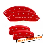 Mgp 13007SCV5RD Set Of Red Caliper Covers For 1997-2004 Chevy Corvette C5. Fixed Price $299.99.