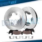 Front Brakes Rotors & Ceramic Pads For 1990 1991 1992 1993 - 1997 Accord 2.2L. Fixed Price $66.46.