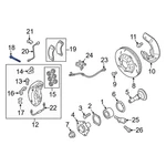 For Porsche Cayenne 2011-2025 PAF004571 Front Disc Brake Caliper Bolt. Fixed Price $20.15.