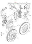 Genuine Audi RS4 Avant Caliper Without Brake Pads 8T0615108D. Fixed Price $1808.24.