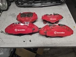Kia Stinger Gti Genesis G70 Front & Rear Brembo Brake Shoe Calipers Red Oem B7. Fixed Price $671.16.
