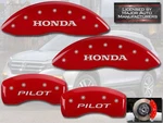 2009-2022 "honda Pilot" Front + Rear Red Mgp Brake Disc Caliper Covers 4PC Set. Fixed Price $269.99.