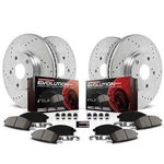 Powerstop Z23 Daily Driver Brake Pad Slotted Rotor Kit Front+rear For Chevy Gmc. Fixed Price $665.95.