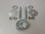 Hood Pin Flip Over Locking Kit Universal Fit Gm Chevy Ford Mopar W/lanyard. Fixed Price $16.95.
