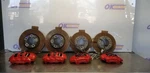 15 Porsche Cayman 981 Brake Caliper Set With Rotors Red. Fixed Price $918.00.
