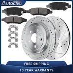 Rear Drilled Brake Rotors Pads Kit For 2010 2011 2012 - 2015 Chevrolet Camaro. Fixed Price $86.99.