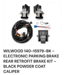 Wilwood 140-15979-BK Electronic Parking Brake Retrofit Kit Black Open Box. Fixed Price $999.95.