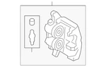 Genuine Ford Disc Brake Caliper JR3Z-2B120-A. Fixed Price $290.57.