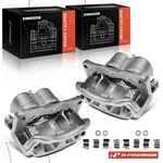 A-premium Pair Front Brake Calipers With Bracket Ford Edge 2007 2008 2009. Fixed Price $124.59.