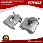 Topaz 2PCS Front Left & Right Disc Brake Caliper For Vw Jetta Beetle Golf. Fixed Price $76.78.