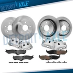 Front & Rear Disc Rotors + Brake Calipers Pad For Dodge Ram 1500 Durango. Fixed Price $518.89.