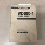 Komatsu WD600-1 Wheel Parts Manual Book Catalog List Guide Bulldozer. Fixed Price $39.99.
