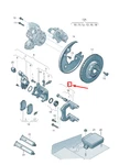Audi A4 Avant B8 Rear Right Disc Brake Caliper Bracket 8K0615426C. Fixed Price $237.24.