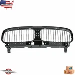 Fits 2002-2005 Bmw 745LI Sedan New Front Grille Assembly Black Plastic BM1200158. Fixed Price $81.05.