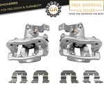 New Pcs Rear Brake Calipers W/ Bracket For 2012 - 2017 Hyundai Accent 1.6L. Fixed Price $66.12.