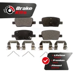 Rear Semi-metallic Brake Pads Set For 2017-2020 Cadillac XT5. Fixed Price $37.21.