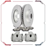 Front Brake Calipers W/ Rotors & Ceramic Pads For Toyota Sienna 2004-2010. Fixed Price $171.59.