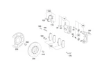 Genuine Mercedes-benz Brake Carrier 231-423-01-06. Fixed Price $356.64.