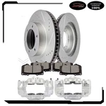 Front Disc Rotors Ceramic Pads And Brake Calipers For 2005-2021 Toyota Tacoma. Fixed Price $198.82.