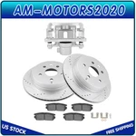 Rear Drilled Rotors Ceramic Pads And Left Brake Calipers For 10-17 Chevy Equinox. Fixed Price $130.48.