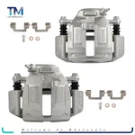 Pair Front Brake Calipers W/ Bracket For 2006 2007 Mercedes-benz C280 Awd. Fixed Price $88.48.