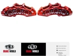 2006-2013 Corvette C6 Z06 + Grandsport Front Red Calipers Set New. Fixed Price $1395.00.